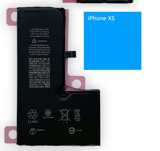 JMT-958602 High-Capacity Lithium Battery for All iPhone Models - 2501mAh to 3000mAh