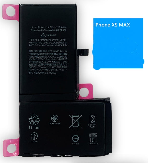 JMT-958602 High-Capacity Lithium Battery for All iPhone Models - 2501mAh to 3000mAh