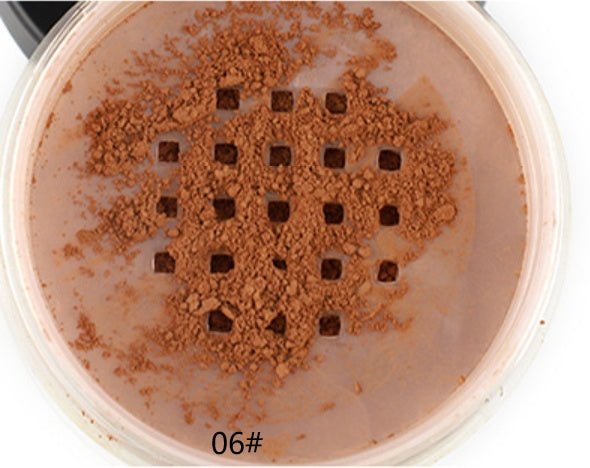 JMT-958858 Mineral Loose Powder Makeup with Puff for Oil Control and Natural Finish