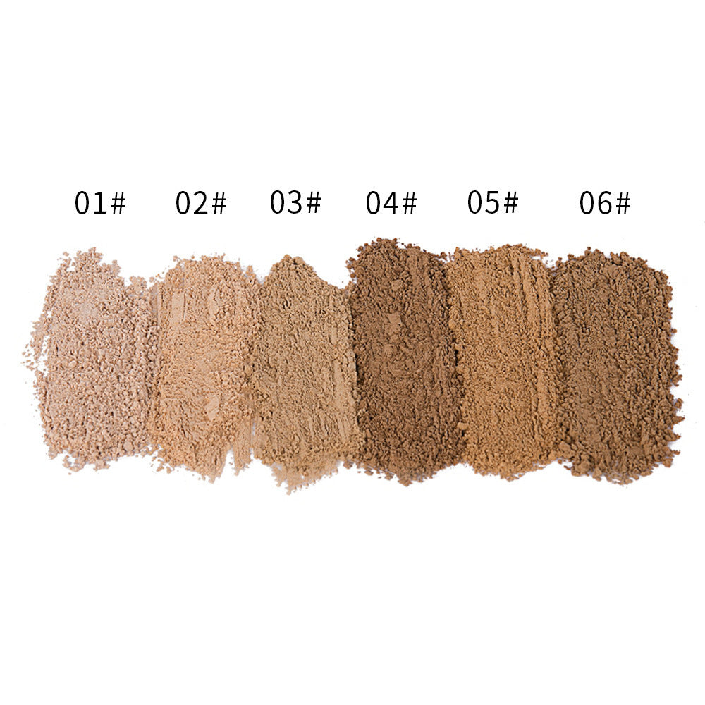 JMT-958858 Mineral Loose Powder Makeup with Puff for Oil Control and Natural Finish