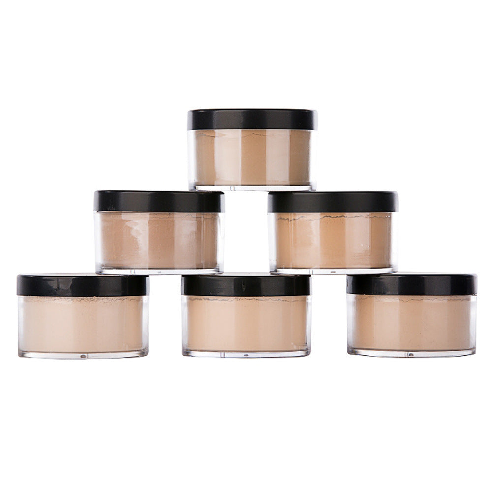 JMT-958858 Mineral Loose Powder Makeup with Puff for Oil Control and Natural Finish