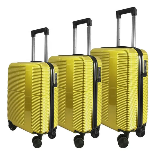 JMT-958986 Custom Hardside Luggage Set - 3-Piece Modular ABS Trolley Suitcase for Travel