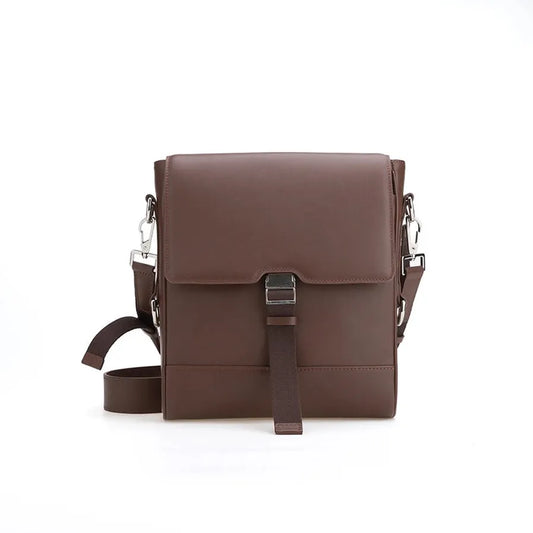 JMT-959242 Classic Fashion Crossbody Bag in Genuine Leather for Men - Versatile Sling Messenger Style