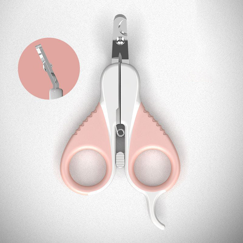 JMT-959242 Pet Nail Clippers with Safety Guard and Angled Blade for Cats, Kittens, Small Dogs, and Other Small Animals