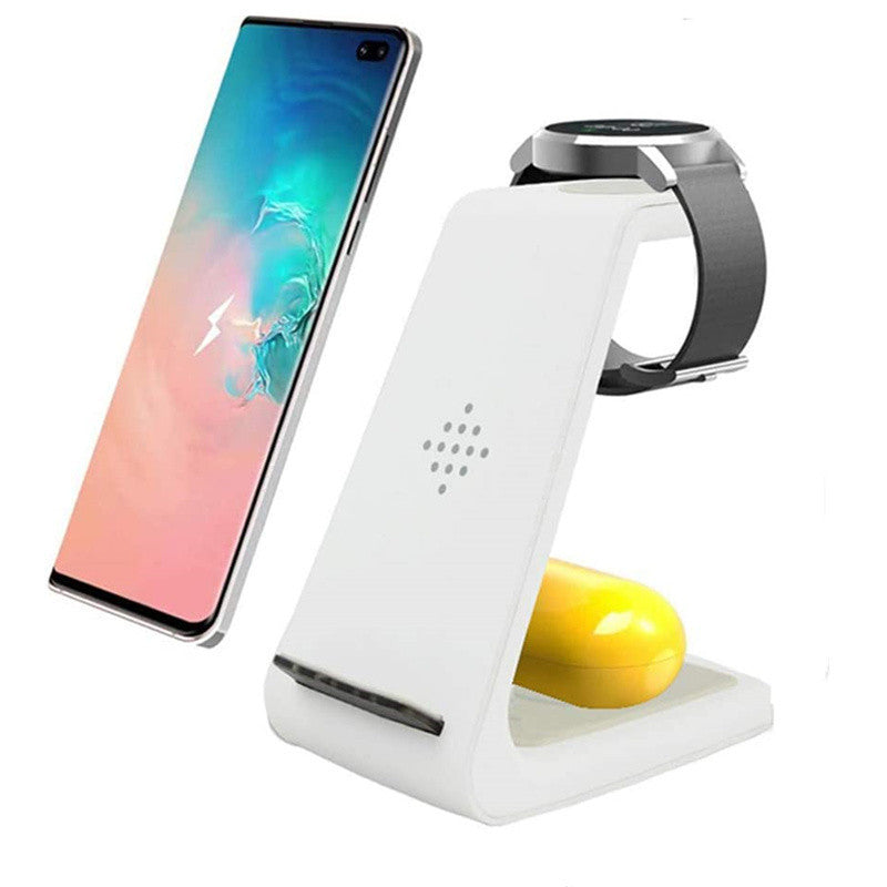 JMT-959434 3-in-1 Wireless Charging Stand for iPhone 12, Apple Watch, and AirPods - Fast Charge Compatible