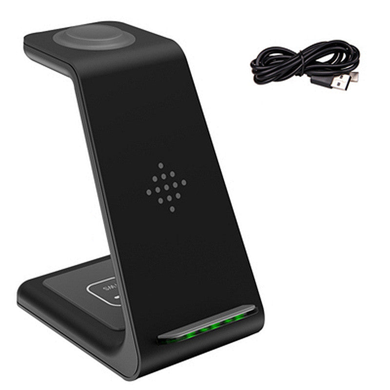 JMT-959434 3-in-1 Wireless Charging Stand for iPhone 12, Apple Watch, and AirPods - Fast Charge Compatible