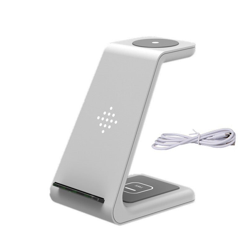JMT-959434 3-in-1 Wireless Charging Stand for iPhone 12, Apple Watch, and AirPods - Fast Charge Compatible