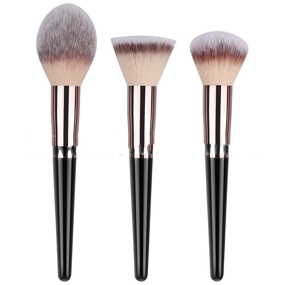 JMT-959690 Black Makeup Brush Set for Foundation, Eyeshadow, Blush, and More - 3 to 20 Pieces Available