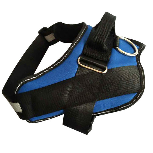 JMT-959754 Adjustable Dog Chest Strap with Leash - Available in Multiple Sizes and Colors