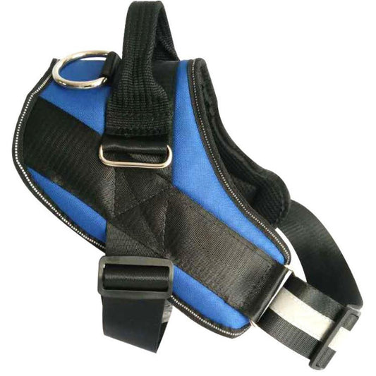 JMT-959754 Adjustable Dog Chest Strap with Leash - Available in Multiple Sizes and Colors