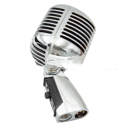 JMT-959754 Dynamic Retro Microphone with Heart-Shaped Directivity - Gold, Silver, Rose Gold Finish