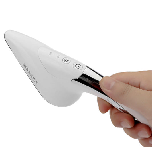 JMT-959818 Small Iron Beauty Instrument for Facial Lifting and Tightening - Vibration, Heating Massage, Micro Electric Features