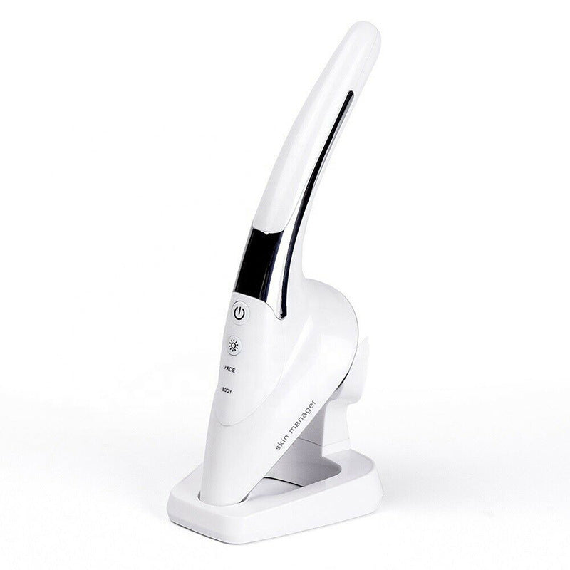JMT-959818 Small Iron Beauty Instrument for Facial Lifting and Tightening - Vibration, Heating Massage, Micro Electric Features