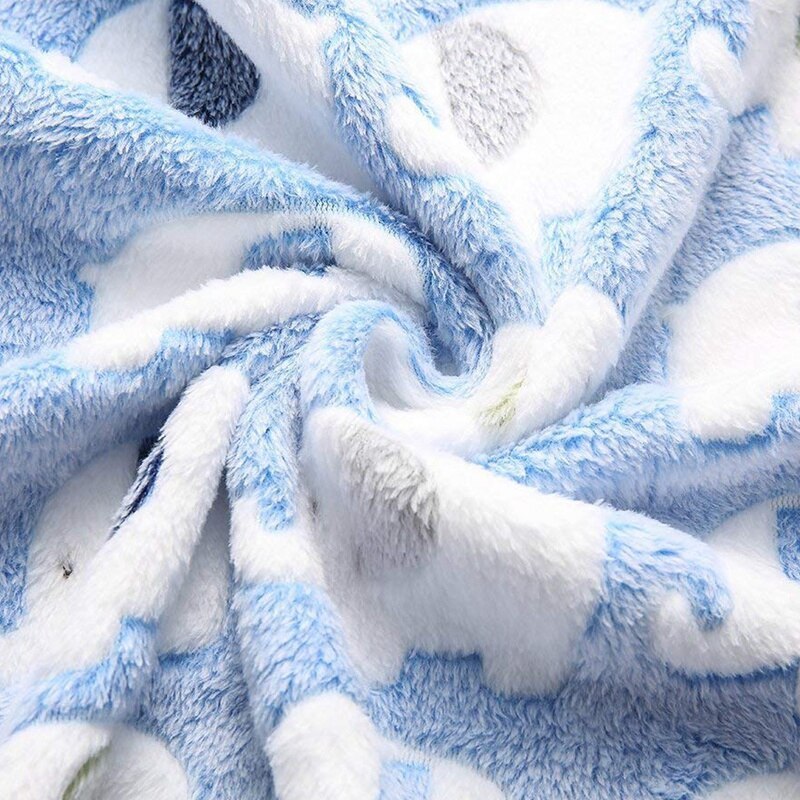 JMT-959882 Cozy Coral Fleece Padded Doghouse Blanket Set for All Seasons - Soft and Warm with Adorable Bunny and Elephant Patterns