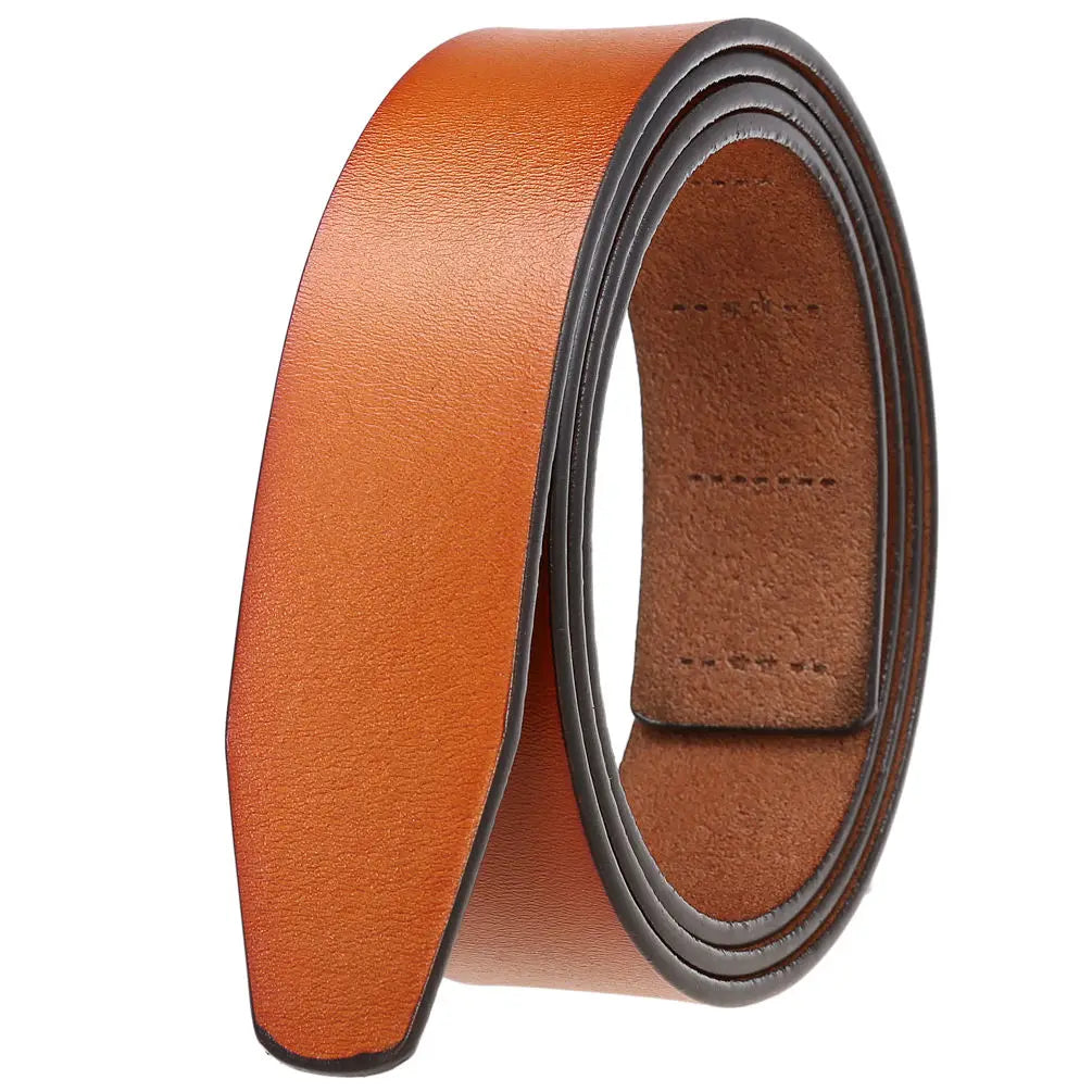 JMT-960330 Real Cowhide Leather Belt for Men – 35mm Wide Genuine Leather Design