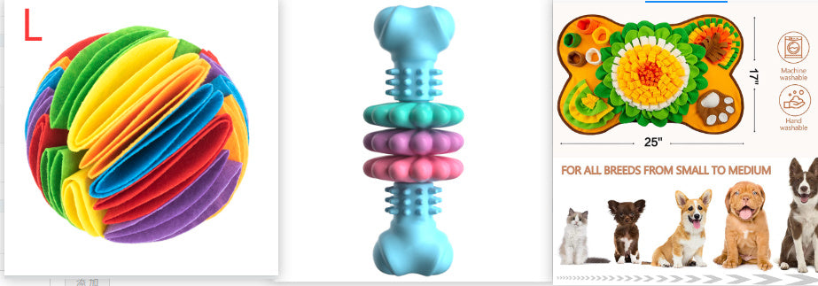 JMT-960714 Durable TPR Dog Chew Toy Bone for Dental Health and Stress Relief - Ideal for Small to Large Breeds