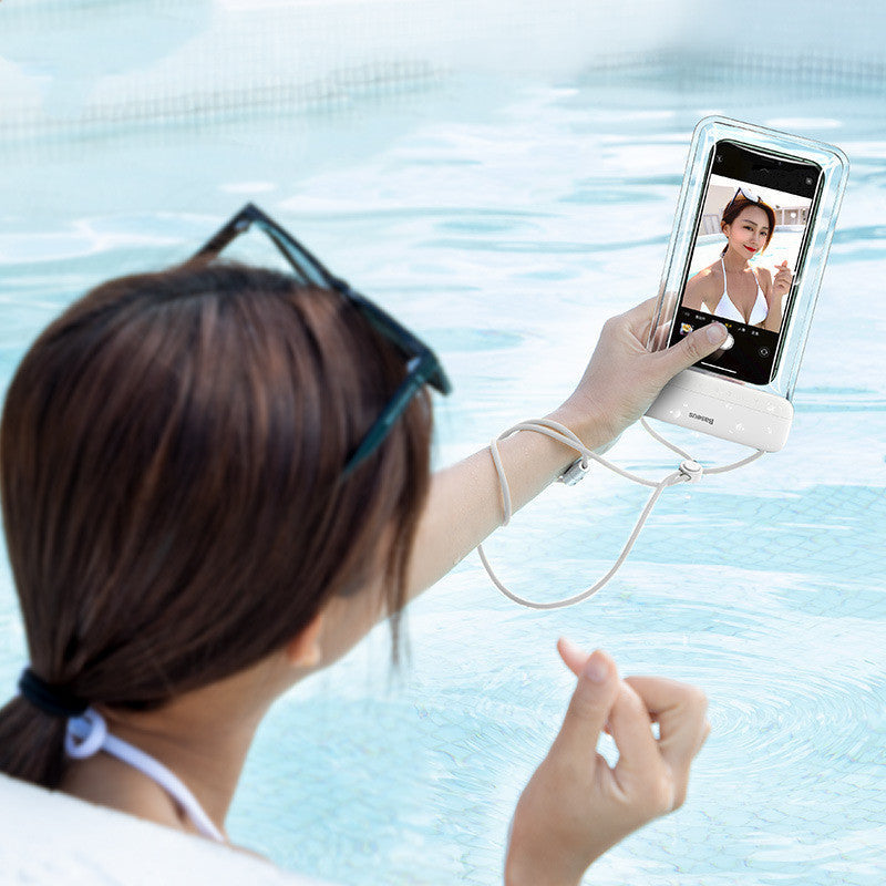 JMT-960906 Waterproof Mobile Phone Bag with Sliding Cover for Swimming and Diving Activities