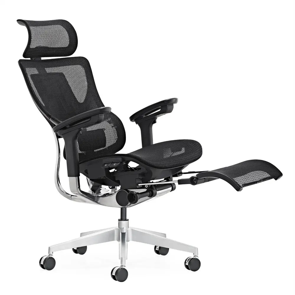 JMT-961482 Ergonomic Mesh Office Chair with Lumbar Support and Adjustable Footrest