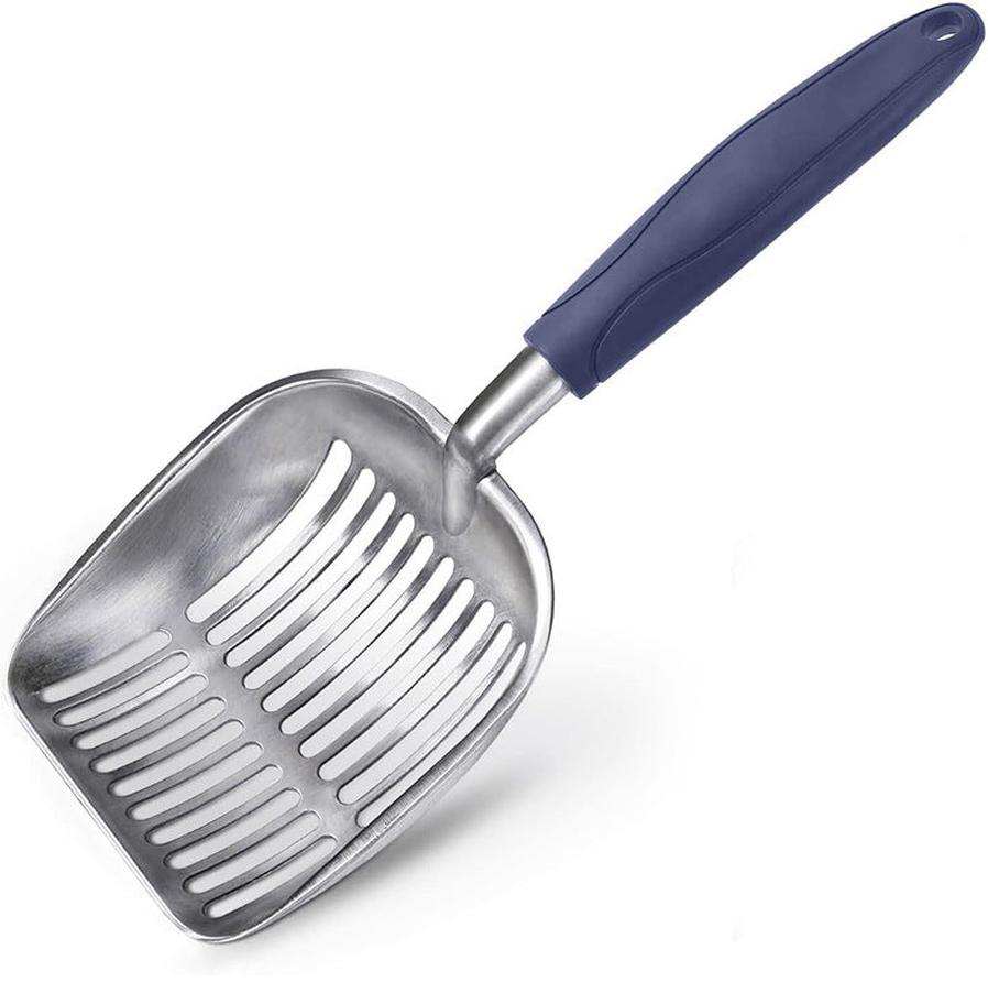 JMT-961738 Aluminum Alloy Cat Litter Scoop in Multiple Colors, Large Size 35cm
