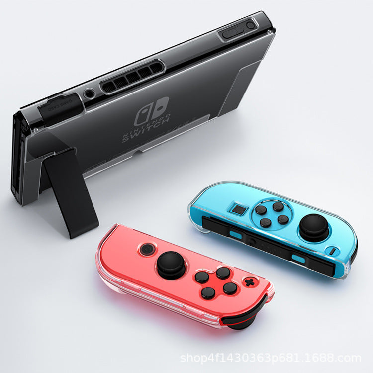 JMT-961738 Transparent Split Protective Shell for Nintendo Switch - Slim, Durable, Anti-Scratch Design
