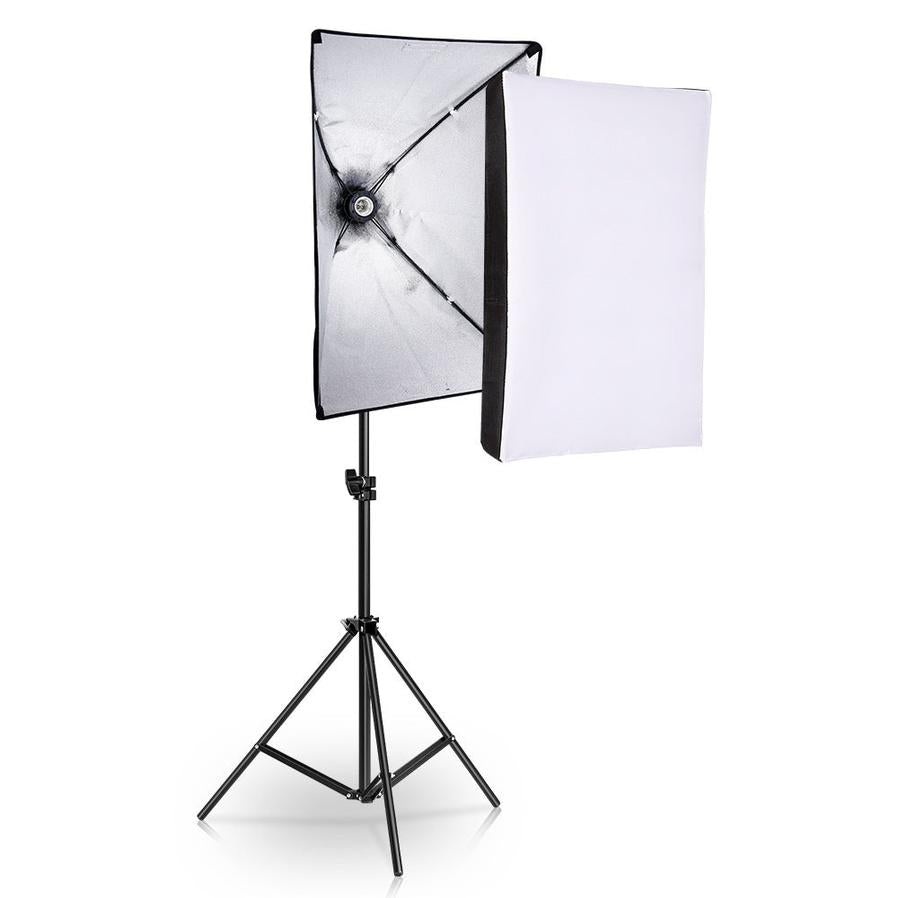 JMT-962250 Studio Light and Tripod Set for Portrait and Costume Photography with Soft Light Cloth and High-Reflective Fabric, 50x70cm