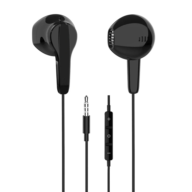 JMT-963530 Wired In-Ear Stereo Headphones with Noise Cancelling and HD Microphone for Apple and Android Devices