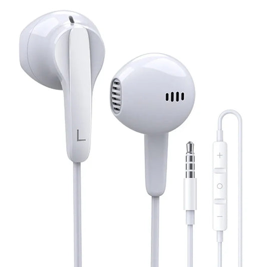 JMT-963530 Wired In-Ear Stereo Headphones with Noise Cancelling and HD Microphone for Apple and Android Devices
