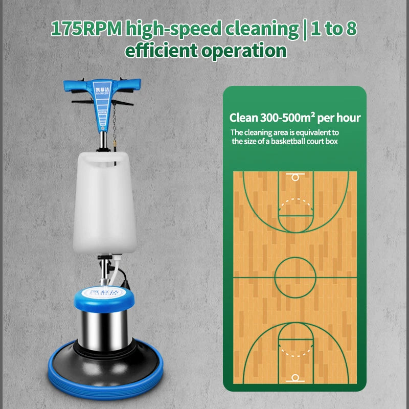 JMT-964490 KJ522 Hand-Pushed Industrial Floor Scrubber for Effective Hotel and Workshop Cleaning