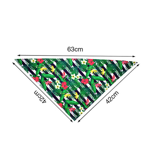 JMT-964490 Pet Triangle Drool Towel in Summer Fruit Designs for Dogs