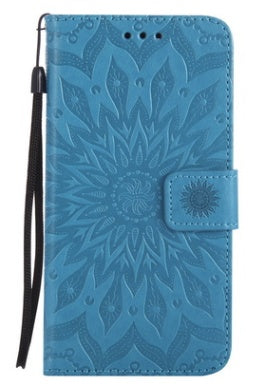 JMT-964554 Sun Embossed PU and TPU Leather Case for Complete Mobile Protection