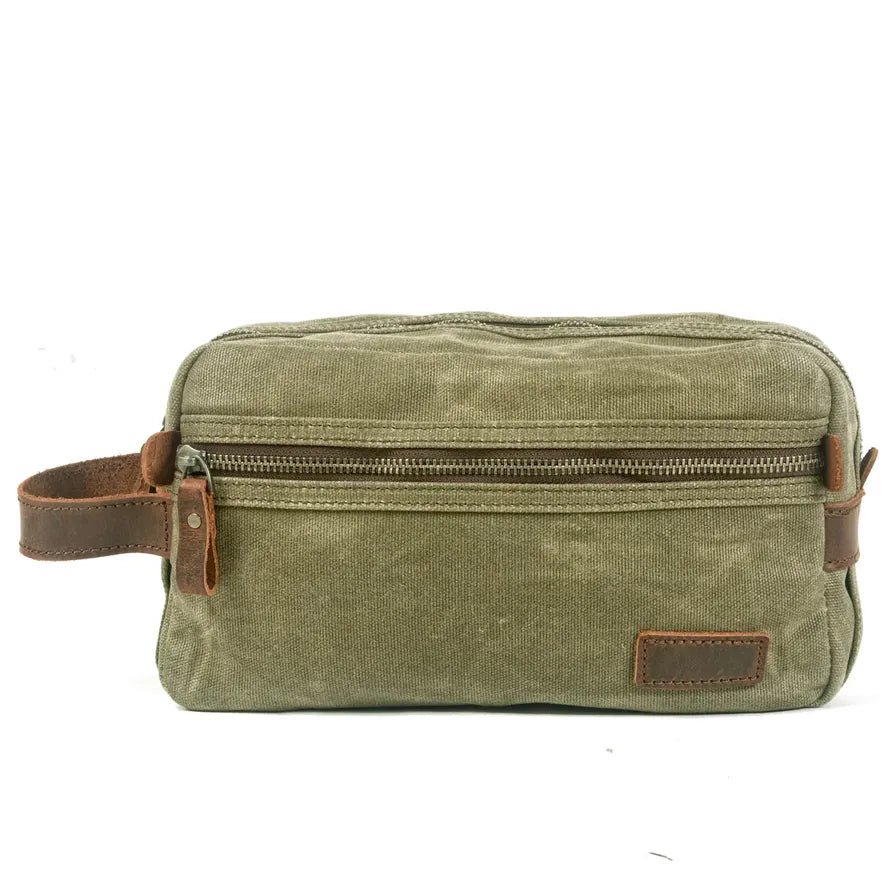JMT-965066 Unisex Portable Canvas Travel Toiletry and Cosmetic Storage Bag