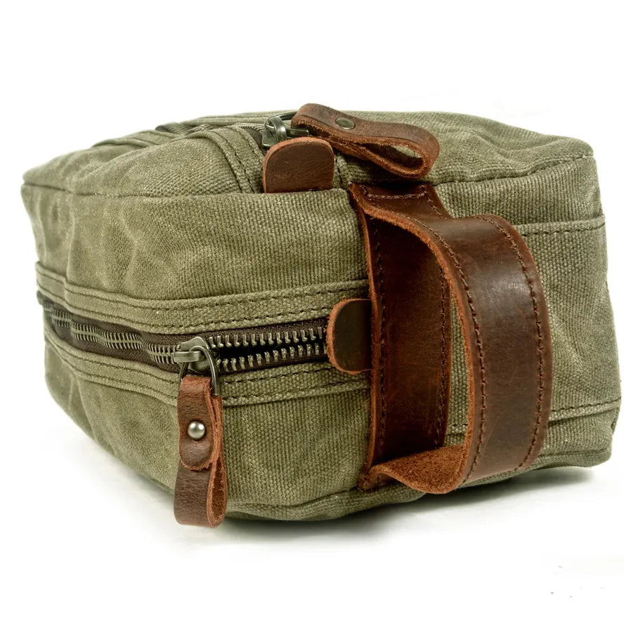 JMT-965066 Unisex Portable Canvas Travel Toiletry and Cosmetic Storage Bag