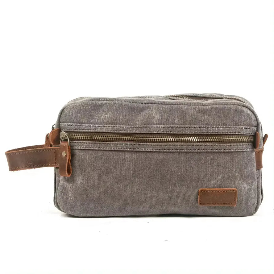 JMT-965066 Unisex Portable Canvas Travel Toiletry and Cosmetic Storage Bag