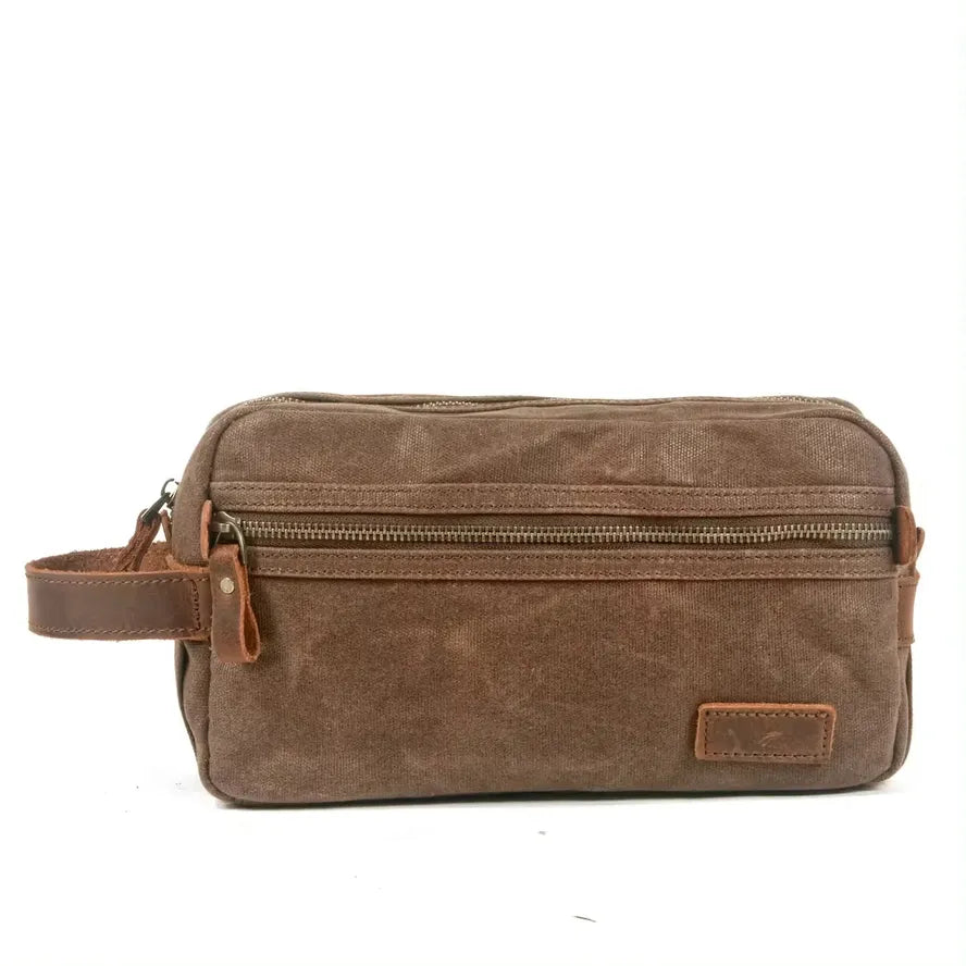 JMT-965066 Unisex Portable Canvas Travel Toiletry and Cosmetic Storage Bag