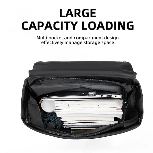 JMT-965194 High Capacity Waterproof Backpack for 17 Inch Laptops - Stylish and Functional Design for Men and Students