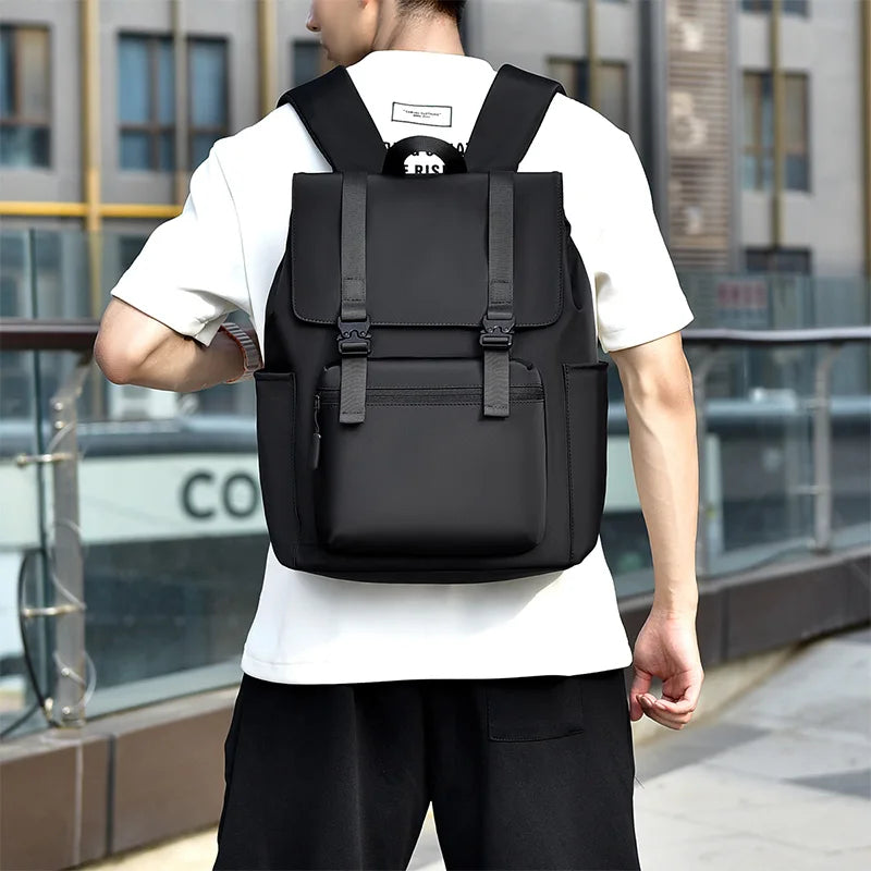 JMT-965194 High Capacity Waterproof Backpack for 17 Inch Laptops - Stylish and Functional Design for Men and Students