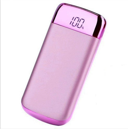 JMT-965194 Multifunctional Power Bank with Display - Polymer Lithium-Ion Battery, Alloy Shell, Multi U Port Output - Available in Pink, Black, White, Gold, Blue