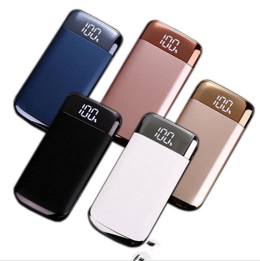 JMT-965194 Multifunctional Power Bank with Display - Polymer Lithium-Ion Battery, Alloy Shell, Multi U Port Output - Available in Pink, Black, White, Gold, Blue