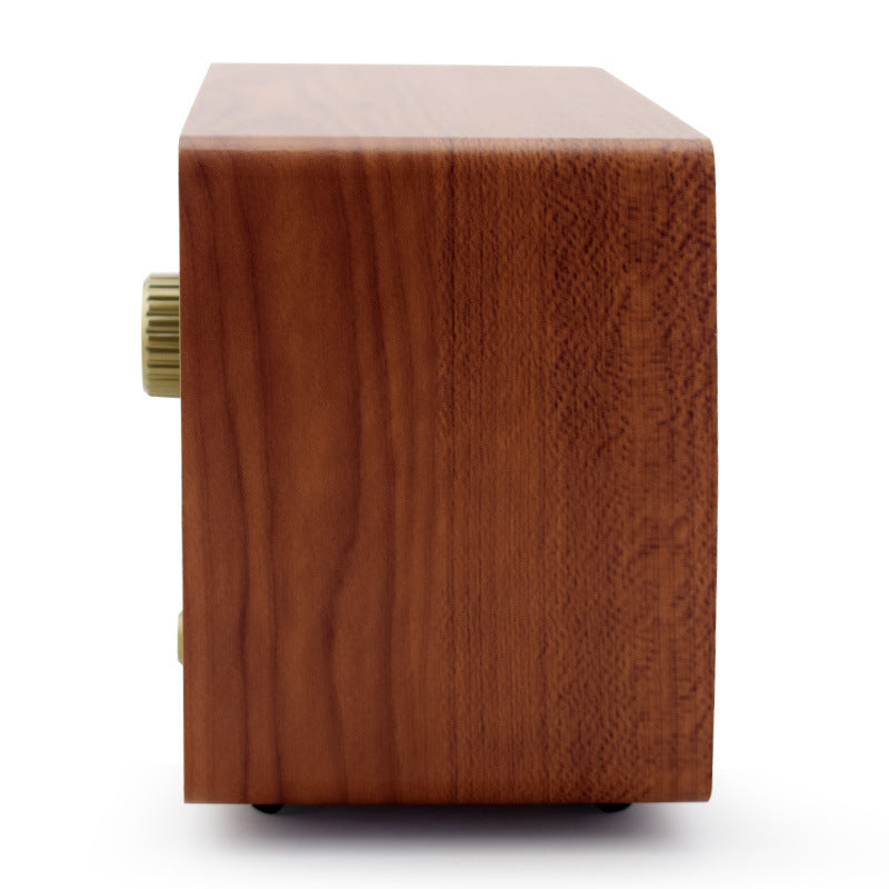 JMT-965194 Retro Wooden Bluetooth Radio with FM/AM and Adjustable Tone