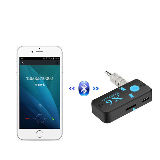 JMT-965514 Bluetooth Car Music Receiver with TF Card Reader & Hands-Free Speaker Function