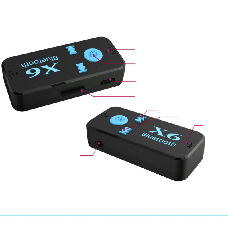JMT-965514 Bluetooth Car Music Receiver with TF Card Reader & Hands-Free Speaker Function