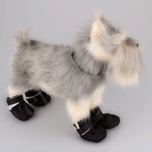 JMT-965642 Stylish Suede Cloth Dog Shoes with Antiskid Sole for Spring and Summer - Available in Multiple Sizes