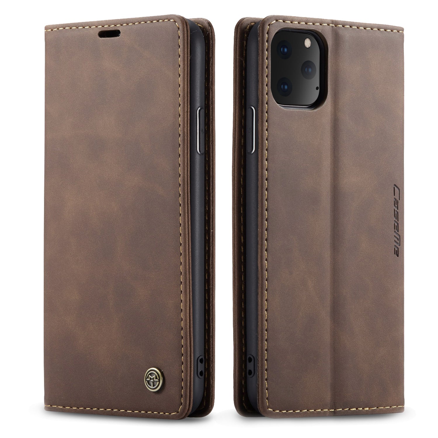 JMT-965706 Flip Phone Case for iPhone Models with PU and TPU Material