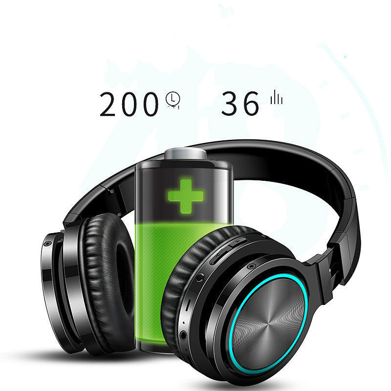 JMT-966666 Wireless Folding Bluetooth Headset with Card Plug-in Support - Available in Black, Red/Black, White/Grey