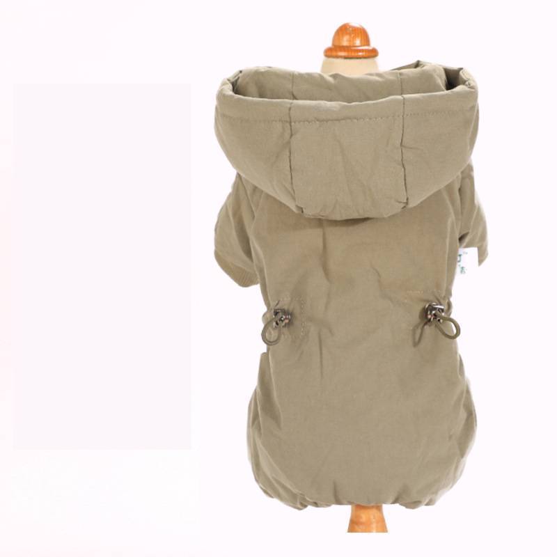 JMT-966794 Cozy Polka Dot Cotton Padded Coat for Small Dogs in Multiple Sizes
