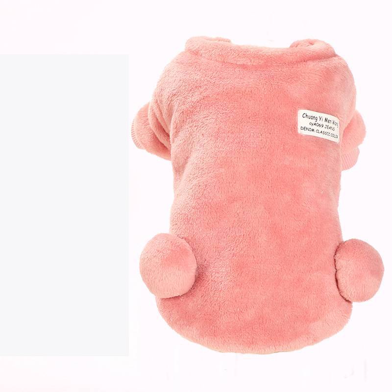 JMT-966794 Cozy Polka Dot Cotton Padded Coat for Small Dogs in Multiple Sizes