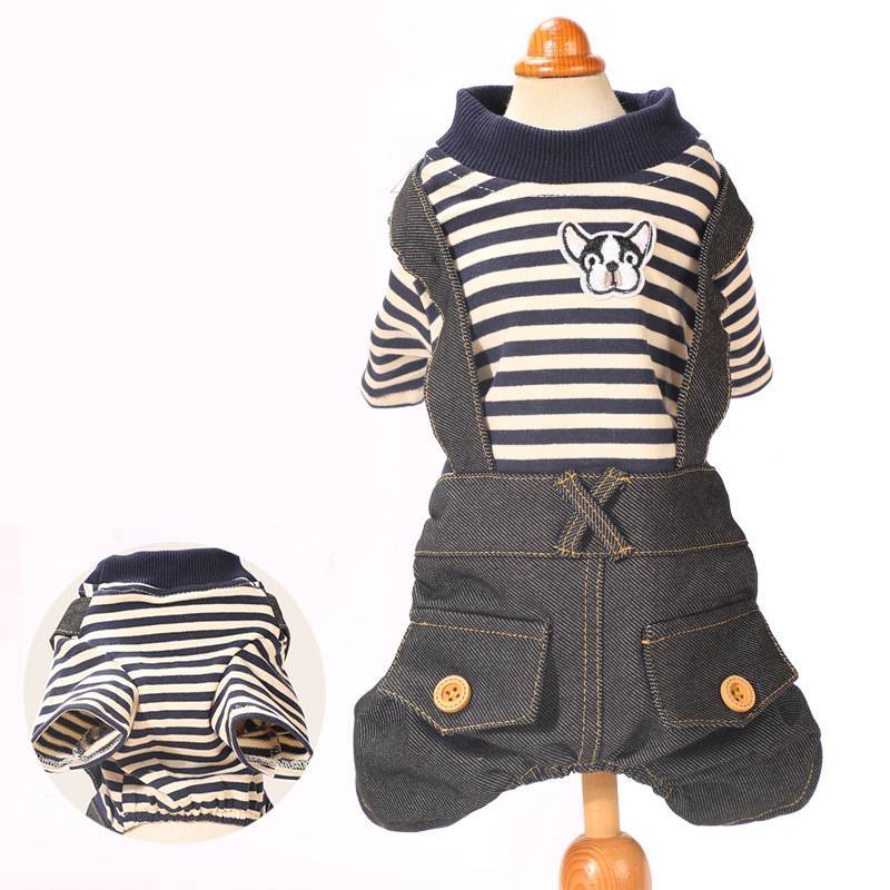 JMT-966794 Cozy Polka Dot Cotton Padded Coat for Small Dogs in Multiple Sizes