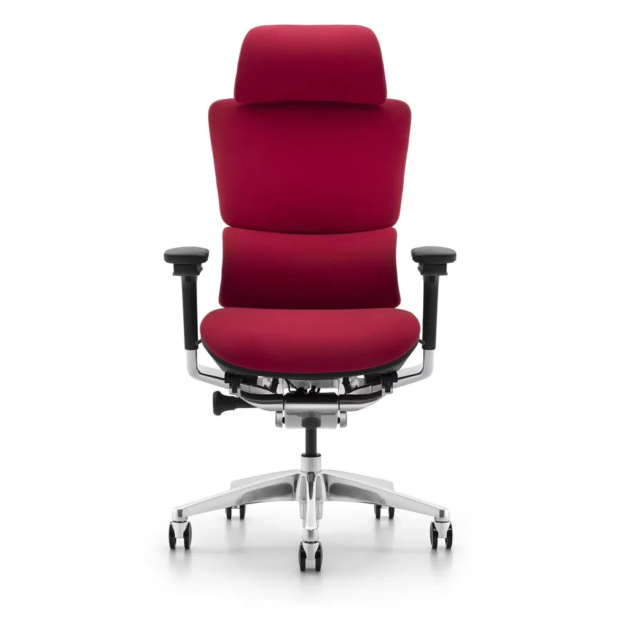 JMT-966922 Ergonomic Adjustable Swivel Office Chair with Fabric Upholstery and Rocking Feature