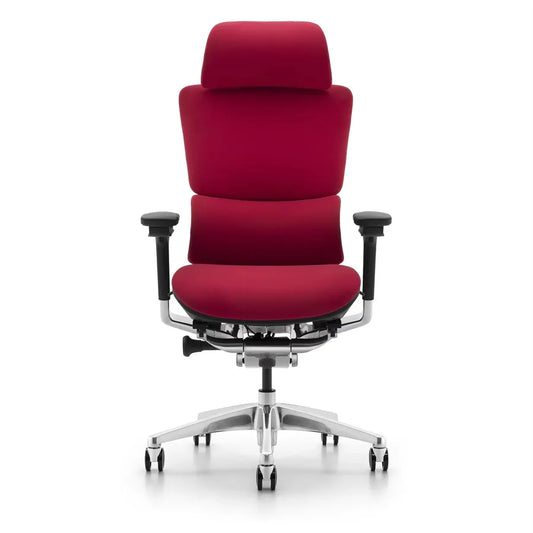 JMT-966922 Ergonomic Adjustable Swivel Office Chair with Fabric Upholstery and Rocking Feature