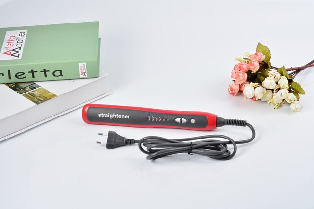 JMT-967306 Ceramic Hair Straightening Brush with Adjustable Temperature Control and Detangling Features